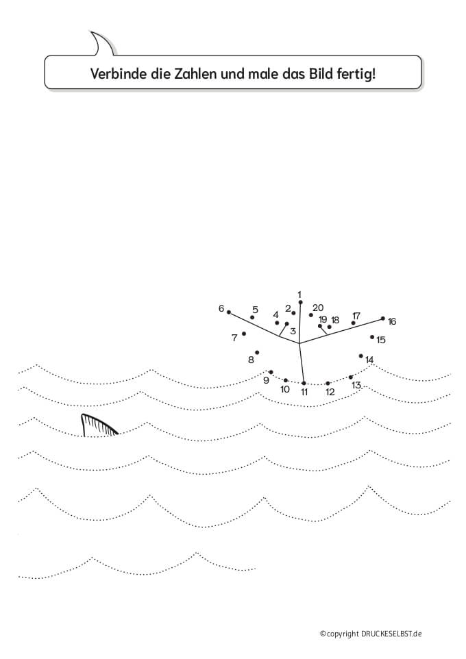 Arbeitsblätter Zahlenfolgen bis 20