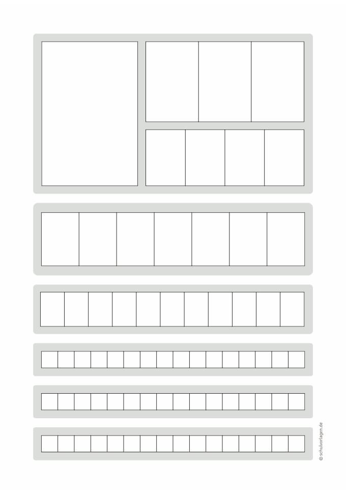 Lineatur ZL Zahlenlernblatt