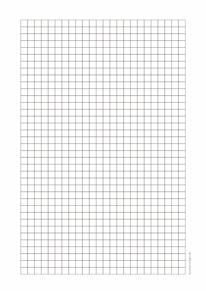 Lineatur kariert 7x7 mm