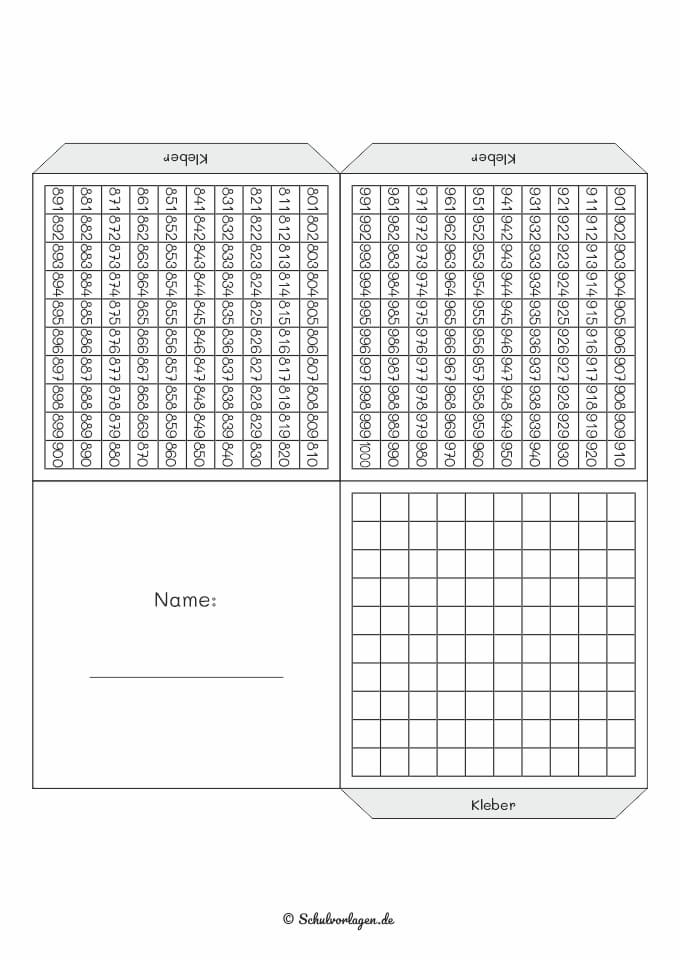 Tausenderbuch 800 - 1000